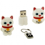 Память Smart Buy "Wild series" Кошка 8GB USB 2.0, белый