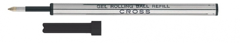 Стержень Cross для ручки-роллера стандартный, средний, черный; блистер
