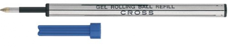 Стержень Cross для ручки-роллера стандартный, средний, синий; блистер