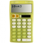 Калькулятор настольный FC 10 разрядов, двойное питание, 76*128*17 мм, зеленый