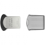 Память SanDisk "Ultra Fit"  64GB, USB 3.0 Flash Drive, хром