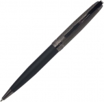 Шариковая ручка Pierre Cardin PROGRESS, цвет - матовый черный, декоративный колпачок. Упаковка В.
