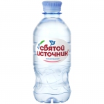 Вода питьевая негазированная Святой источник, 0,33л, пластиковая бутылка