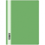 Папка-скоросшиватель пластик. OfficeSpace, А4, 120мкм, зеленая с прозр. верхом, 20 штук