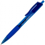 Ручка шариковая автоматическая Luxor "Micra X2" синяя, 0,7мм, грип, пакет с европодвесом