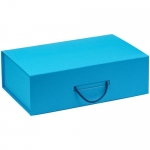 Коробка Big Case, голубая, 39х26,3х12,5 см; внутренние размеры: 37х25,3х12 см