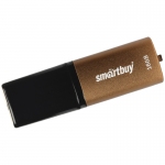 Память Smart Buy "X-Cut"  16GB, USB 2.0 Flash Drive, коричневый (металл.корпус)