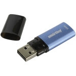 Память Smart Buy "X-Cut"  16GB, USB 2.0 Flash Drive, голубой (металл.корпус)