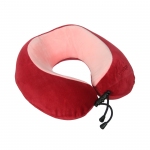 Дорожная подушка Verage, полиуретан,  VG5213 coral red-burgundy