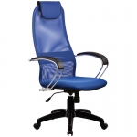 Кресло руководителя Метта BK-8 PL № 23, сетка синяя (ПОД ЗАКАЗ)
