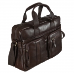 Деловая сумка Miguel Bellido, натуральная кожа, коричневый 8636 02 brown