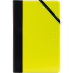 Ежедневник недатированный, A5, 208л., пластик, Milan "Flash Yellow", желтый