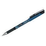 Ручка гелевая Berlingo "SystemX", черная, 0,5мм, грип