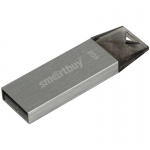 Память Smart Buy "U10"    8GB, USB 2.0 Flash Drive, серебристый (металл. корпус)
