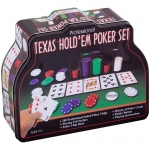 Набор для игры в "Покер", (200 фишек, 2 колоды карт, сукно), коробка