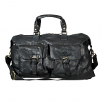 Дорожная сумка Gianni Conti, натуральная кожа, черный 4002393 black