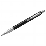 Ручка шариковая Parker «Vector Standard K01 Black CT», черный/серебристый, пластик. отделка- полированная нержавеющая сталь