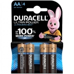 Батарейка Duracell UltraPower AA (LR06) алкалиновая, 4BL