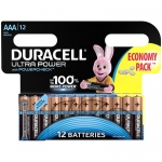 Батарейка Duracell UltraPower AAA (LR03) алкалиновая, 12BL