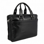 Деловая сумка Gianni Conti, натуральная кожа, черный 9401295 black