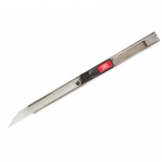 Нож канцелярский 9мм Berlingo "Steel&Style", auto-lock, металлический корпус, лезвие 30°, европодвес