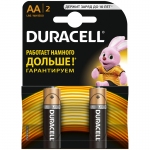Батарейка Duracell Basic AA (LR06) алкалиновая, 2BL