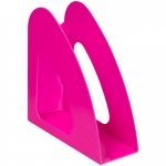 Лоток для бумаг вертикальный Berlingo "Mega Top", неоновый розовый