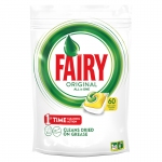 Капсулы для посудомоечной машины Fairy "Original. All in1. Лимон", 84шт.