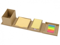 Куб настольный для записей «Брик», крафт, бумага/картон