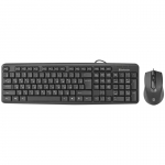 Комплект проводной клавиатура + мышь Defender "C-270", черный