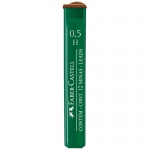 Грифели для механических карандашей Faber-Castell "Polymer", 12шт., 0,5мм, H