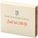 Картриджи чернильные Graf von Faber-Castell оранжевые, 6шт., картонная коробка