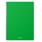 Тетрадь 60л., А4, клетка на гребне Erich Krause "Classic", зеленая пластиковая обложка, 4 шт.