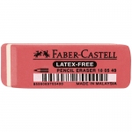 Ластик Faber-Castell "Latex-Free", скошенный, синтетический каучук, 60*18*8мм