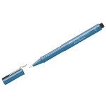 Ручка капиллярная Faber-Castell "Ecco Pigment" синяя, 0,1мм