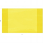 Обложка  210*350, для дневников и тетрадей, Greenwich Line, ПВХ 180мкм, "Neon Star", желтый, ШК