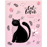 Дневник 1-4 кл. 48л. (твердый) "Рисунки. Cat lover", матовая ламинация, выборочный лак
