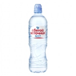 Вода питьевая негазированная Святой источник, "Спорт", 0,5л, пластиковая бутылка