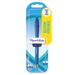 Ручка шариковая автоматическая Paper Mate "Flexgrip Ultra" синяя, 0,8мм, блистер