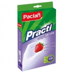 Перчатки виниловые Paclan "Practi", M, 10шт., картон. коробка с европодвесом