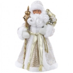 Декоративная кукла "Дед Мороз в золотом костюме", 30,5см