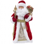 Декоративная кукла "Дед Мороз в красном костюме", 30,5см
