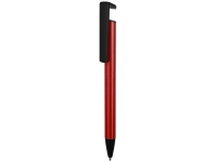 Ручка-подставка шариковая «Кипер Металл», красный/черный, металл/пластик