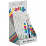 Ручка шариковая  Parker "Jotter", синяя, 1,0 мм, пластик. корп., ассорти, 4шт+2, карт. дисплей