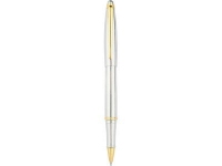 Ручка металлическая роллер «Ривьера», серебристый/золотистый, металл