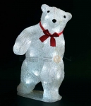 Акриловая фигура "Медведь" 36 см, 40 led, 220/24V., белый