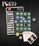 Походный набор для покера Pocket Poker на 120 фишек