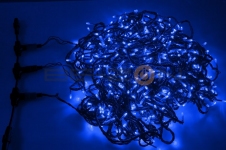 Гирлянда "LED ClipLight" 24V, 3 нити по 20 м, свечение с динамикой, цвет диодов Синий