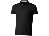 Рубашка поло «Hacker» мужская, черный/серый