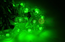 Готовый комплект Белт-Лайт 10м. 30 ламп зеленый черный провод КАУЧУК